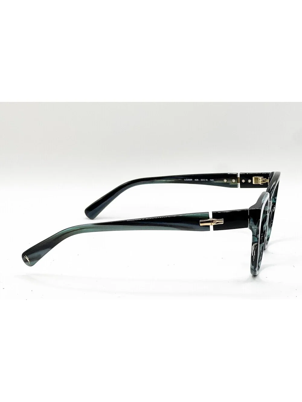 Longchamp LO2698 426 Petrol Horn Full Rim Authentic Eyeglass Frames 53-16